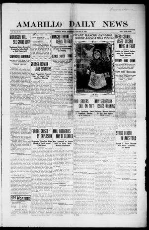 Amarillo Daily News (Amarillo, Tex.), Vol. 3, No. 76, Ed. 1 Wednesday, January 31, 1912
