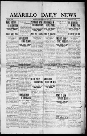 Amarillo Daily News (Amarillo, Tex.), Vol. 3, No. 93, Ed. 1 Tuesday, February 20, 1912