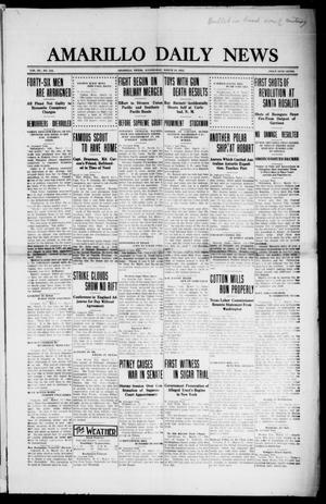 Primary view of object titled 'Amarillo Daily News (Amarillo, Tex.), Vol. 3, No. 112, Ed. 1 Wednesday, March 13, 1912'.