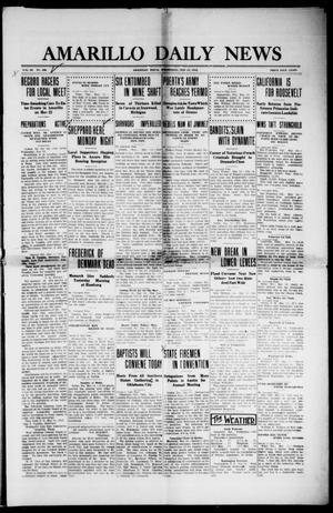 Amarillo Daily News (Amarillo, Tex.), Vol. 3, No. 166, Ed. 1 Wednesday, May 15, 1912