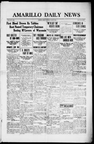 Amarillo Daily News (Amarillo, Tex.), Vol. 3, No. 196, Ed. 1 Wednesday, June 19, 1912