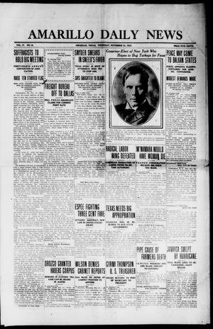 Amarillo Daily News (Amarillo, Tex.), Vol. 4, No. 16, Ed. 1 Thursday, November 21, 1912