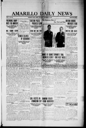 Amarillo Daily News (Amarillo, Tex.), Vol. 4, No. 42, Ed. 1 Saturday, December 21, 1912
