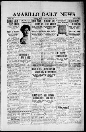 Amarillo Daily News (Amarillo, Tex.), Vol. 4, No. 76, Ed. 1 Thursday, January 30, 1913