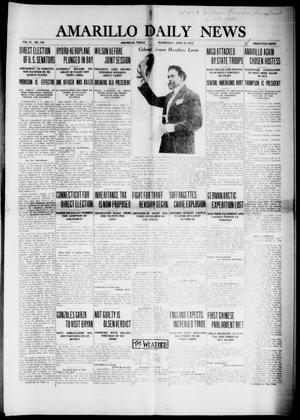 Amarillo Daily News (Amarillo, Tex.), Vol. 4, No. 135, Ed. 1 Wednesday, April 9, 1913
