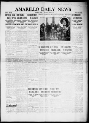 Amarillo Daily News (Amarillo, Tex.), Vol. 4, No. 136, Ed. 1 Thursday, April 10, 1913