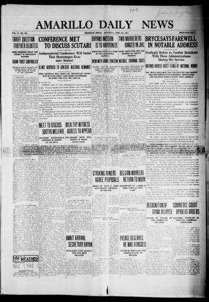 Amarillo Daily News (Amarillo, Tex.), Vol. 4, No. 150, Ed. 1 Saturday, April 26, 1913