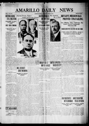 Amarillo Daily News (Amarillo, Tex.), Vol. 4, No. 153, Ed. 1 Wednesday, April 30, 1913