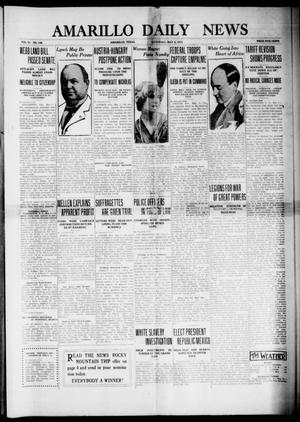 Amarillo Daily News (Amarillo, Tex.), Vol. 4, No. 156, Ed. 1 Saturday, May 3, 1913