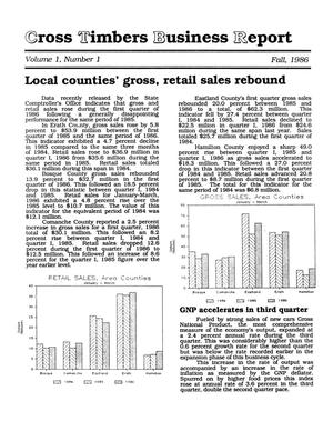 Cross Timbers Business Report, Volume 1, Number 1, Fall 1986