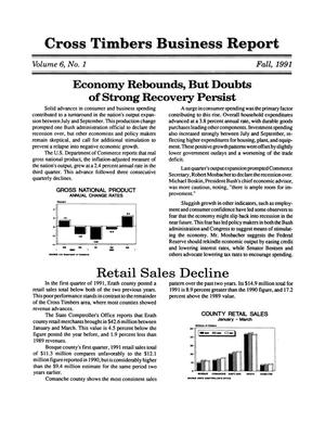Cross Timbers Business Report, Volume 6, Number 1, Fall 1991