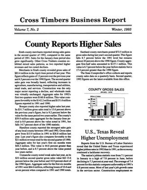 Cross Timbers Business Report, Volume 7, Number 2, Winter 1993