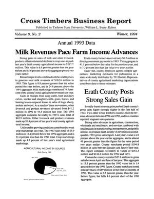 Cross Timbers Business Report, Volume 8, Number 2, Winter 1994