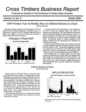 Cross Timbers Business Report, Volume 13, Number 2, Winter 2000