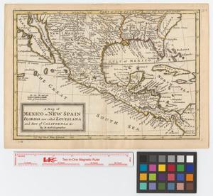 A map of Mexico or New Spain, Florida now called Louisiana and part of California &c.