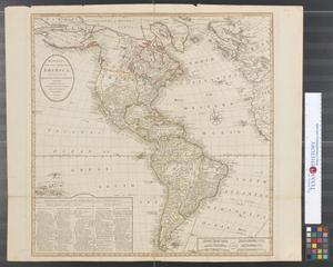 Primary view of object titled 'Bowles's new one-sheet map of America: divided into its kingdoms, states, governmts. and other subdivisions ; laid down from observations of the most celebrated geographers.'.