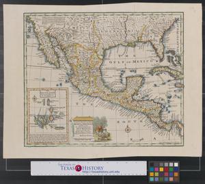 Primary view of object titled 'A new & accurate map of Mexico or New Spain together with California, New Mexico &c.'.