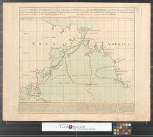 Primary view of Carte de l'Océan Pacifique au Nord de l'Equateur, et des Côtes qui le bornent des deux côtés :  |b d'aprés les dernieres Découvertes faites par les Espagnols, les Russes et les Anglois, jusqu'en 1780.