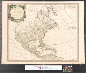 Primary view of object titled 'Amerique septentrionale : dressée sur les relations les plus modernes des voyageurs et navigateurs, et divisée suivant les differentes possessions des Européens.'.
