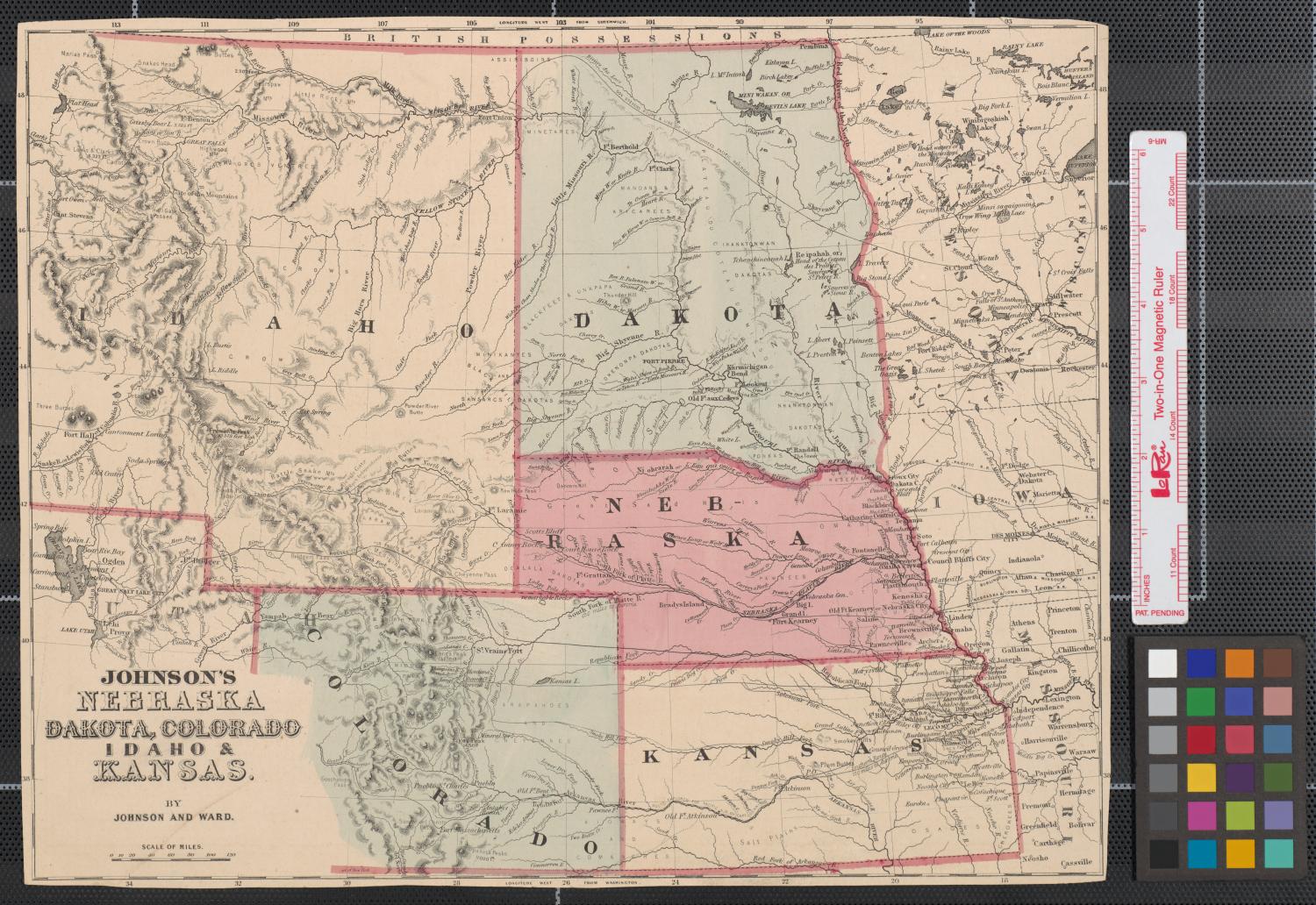 Johnson's Nebraska, Dakota, Colorado, Idaho & Kansas.
                                                
                                                    [Sequence #]: 1 of 2
                                                