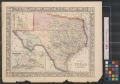 Map: County map of Texas.