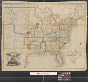 Primary view of object titled 'Map of the United States : drawn from the most approved surverys.'.