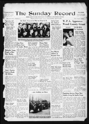 The Sunday Record (Mineola, Tex.), Vol. 11, No. 3, Ed. 1 Sunday, April 21, 1940