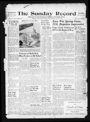 The Sunday Record (Mineola, Tex.), Vol. 11, No. 4, Ed. 1 Sunday, April 28, 1940