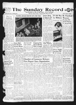 The Sunday Record (Mineola, Tex.), Vol. 11, No. 52, Ed. 1 Sunday, March 30, 1941
