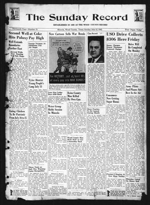 The Sunday Record (Mineola, Tex.), Vol. 13, No. 15, Ed. 1 Sunday, July 12, 1942