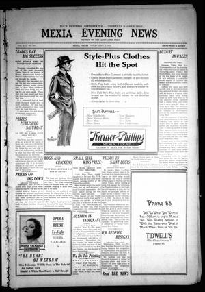 Mexia Evening News (Mexia, Tex.), Vol. 21, No. 187, Ed. 1 Friday, September 5, 1919
