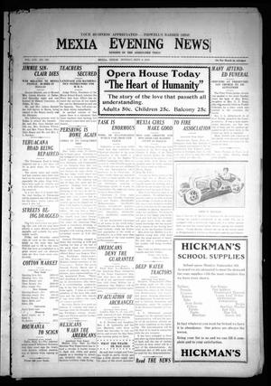 Mexia Evening News (Mexia, Tex.), Vol. 21, No. 189, Ed. 1 Monday, September 8, 1919