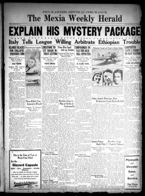 The Mexia Weekly Herald (Mexia, Tex.), Vol. 37, No. 31, Ed. 1 Friday, July 26, 1935