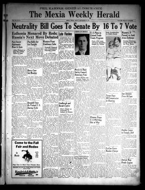 The Mexia Weekly Herald (Mexia, Tex.), Vol. 41, No. 38, Ed. 1 Friday, September 29, 1939