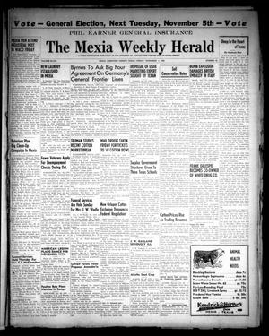 The Mexia Weekly Herald (Mexia, Tex.), Vol. 48, No. 44, Ed. 1 Friday, November 1, 1946