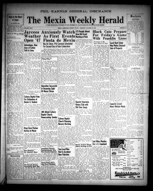 The Mexia Weekly Herald (Mexia, Tex.), Vol. 49, No. 43, Ed. 1 Thursday, October 30, 1947