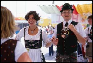[Two German Folk Dancers]