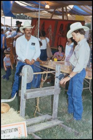 [Johnny T. Neal, Jr. Making Horsehair Rope]
