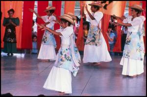[Female Dancers of the Lijauco Bayanihan Dance Ensemble Performing]