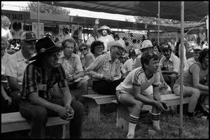Primary view of object titled '[Audience Listening to Storyteller Arnold Griffin]'.