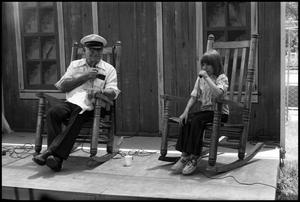[Ed Bell Telling a Story with Young Audience Member]