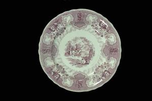 Primary view of object titled 'Texian Campaigne plate'.