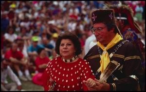 [Texas Indian Heritage Dancing Couple]