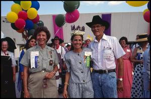 [Jo Ann Andera with Claudia Ball and O. T. Baker at Opening Ceremony]