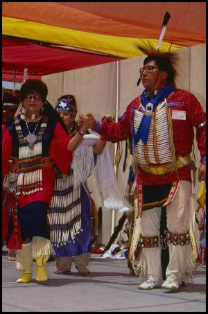 [Native American Dance Demonstration]