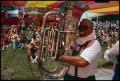 Photograph: [Rennie Guenther Playing the Tuba]