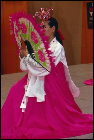Primary view of object titled '[Korean Festival Dancer]'.