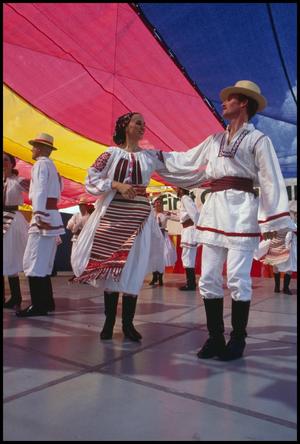 Primary view of object titled '[Houston International Folk Dance Performance]'.