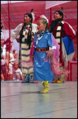 [Child Dancer for the Texas Indian Heritage Society]
