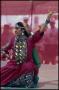 Photograph: [Sajatha Ramamurthy Performing the Garba Dance]